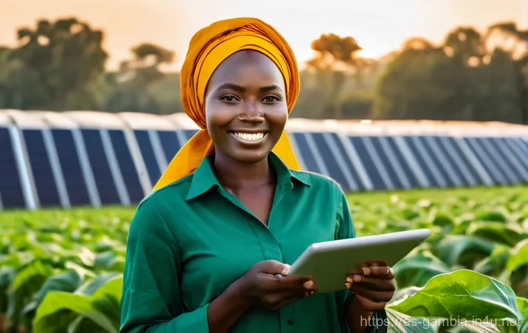 감비아 스타트업 산업 - **Prompt 1: Dynamic Youth in a Digital Innovation Hub**
    A vibrant, medium-wide shot capturing a ...